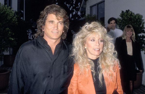 Michael Landon with his children