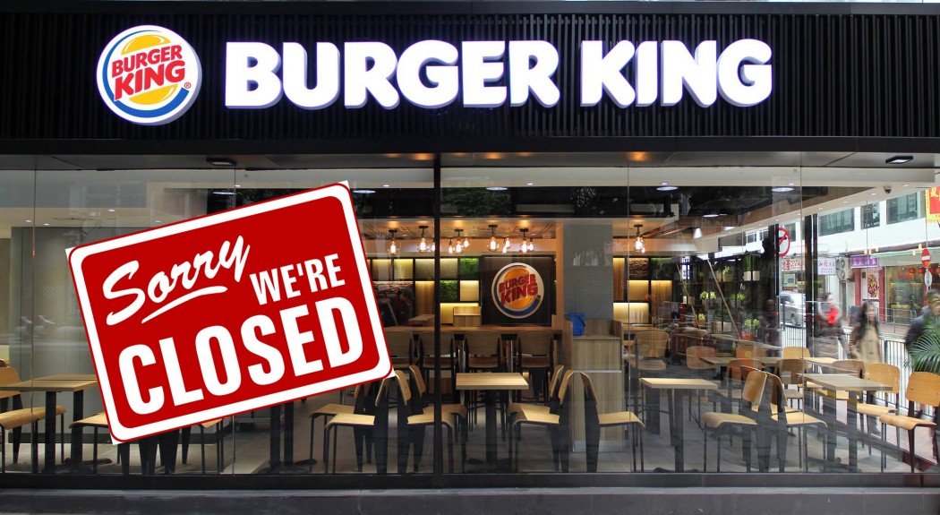 5 Burger King outlets shut shop amid legal, financial woes | Hong Kong Free  Press HKFP
